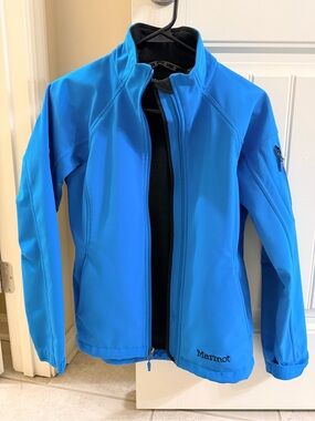 Marmot Women's Gravity M1 Fleece-Lined Softshell Jacket - Bright Blue size s\p